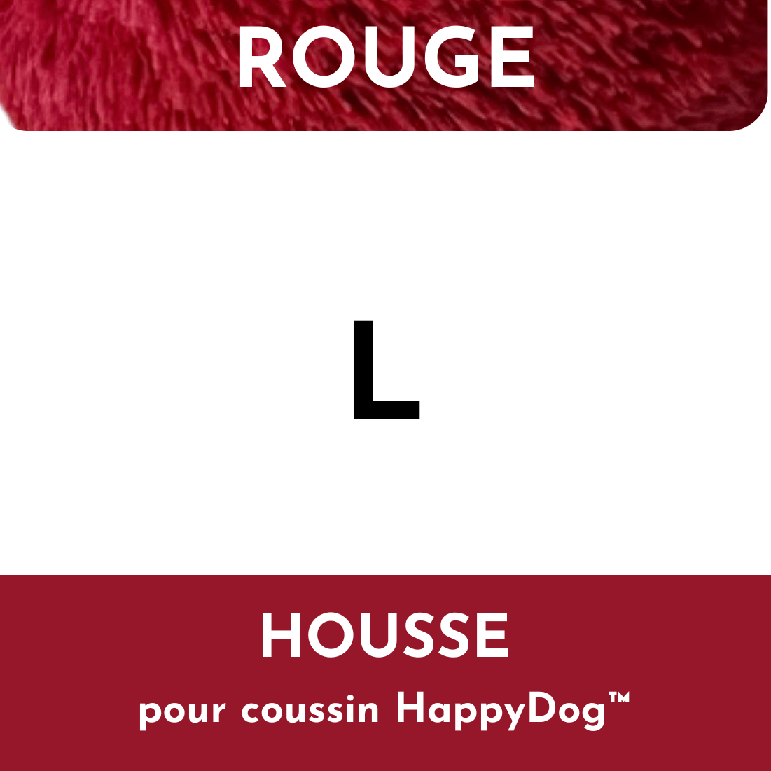 HOUSSE supplémentaire pour le coussin anti-stress HAPPYDOG™ - Le monde de Poppy